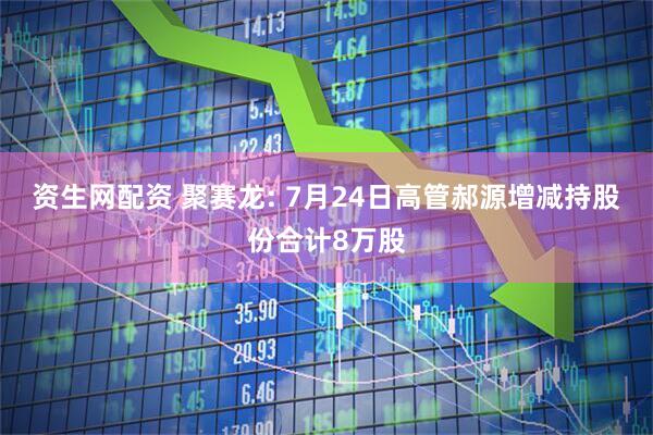 资生网配资 聚赛龙: 7月24日高管郝源增减持股份合计8万股